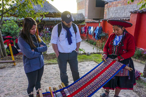 Cusco: Moray, Maras-Salzminen und Chinchero-Weber Tour