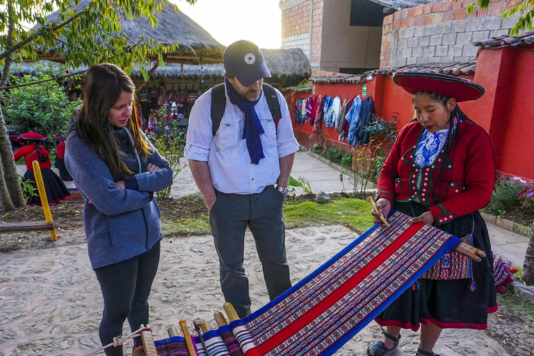 Cusco: Moray, Maras-Salzminen und Chinchero-Weber Tour