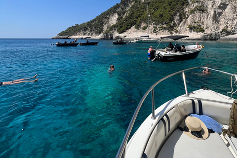 Explora el parque marino de Laganas en barco VIP