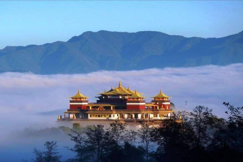 Depuis Katmandou : visite du monastère de Namobuddha avec interaction avec les moines