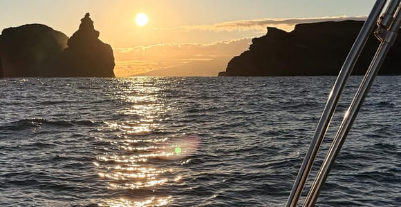 Madeira: Sunset Boat Tour with Snorkeling and Drinks