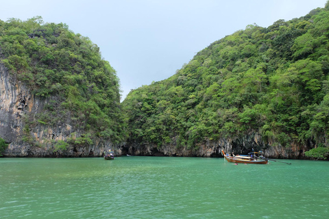 Krabi: tour di un giorno delle Isole Hong in barca a coda lunga