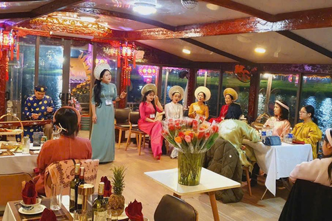 Hue: Perfume River Dinner Cruise with Folk Music Show Hue Folk Music Performance Only