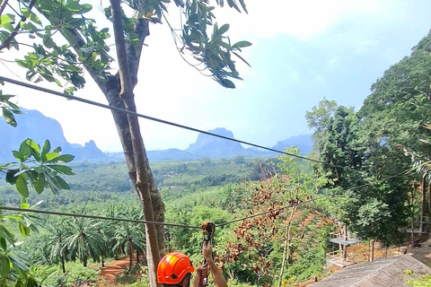 Krabi: ATV Nature Viewpoint & Zipline with Pickup Single rider : 30-Min ATV + Zipline Adventure
