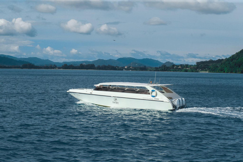 Phuket: Passeio de lancha rápida para a Ilha Coral e a Ilha RachaMeio dia: Ilha de Coral (12h às 16h)