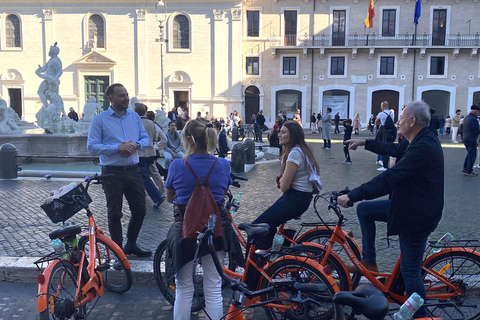 Roma: tour guiado en bici o bici eléctrica con guía localOpción de bicicleta