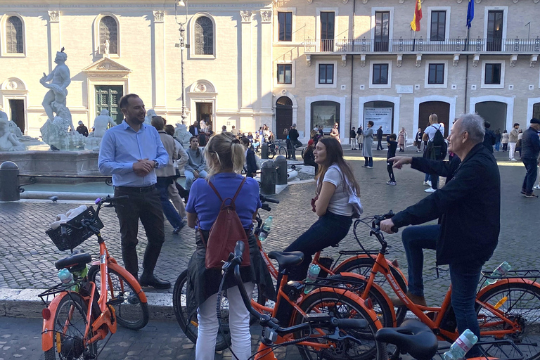 Roma: tour guiado en bici o bici eléctrica con guía localOpción de bicicleta