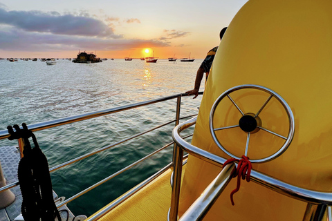 Zanzibar: Fattoria delle spezie e tour in battello con crociera al tramontoZanzibar: Tour sottomarino della fattoria delle spezie e crociera al tramonto