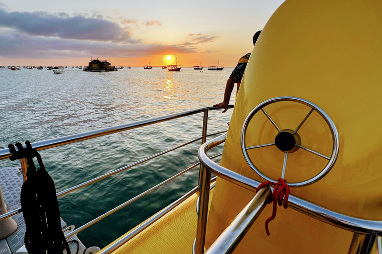 Zanzibar: Fattoria delle spezie e tour in battello con crociera al tramontoZanzibar: Tour sottomarino della fattoria delle spezie e crociera al tramonto