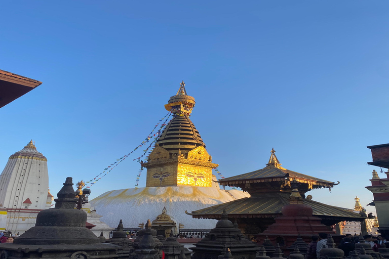Kathmandu: Chandragiri Hills, Swayambhu & Durbar Square Tour Guide, Entrance fee, Private Transfer and Cable car fee
