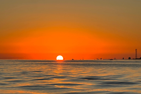 Privé boottocht bij zonsondergang