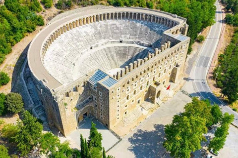 Private/Shared Side, Aspendos, Perge and Manavgat Fall tour Private tour with multiple languages options