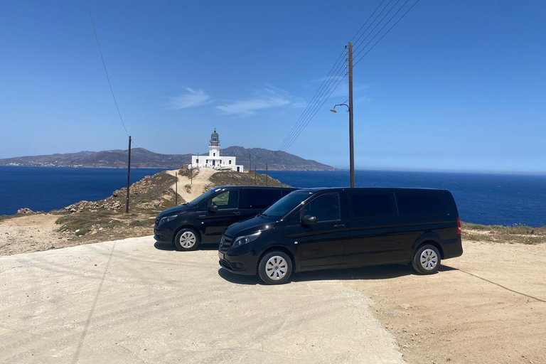 Transfert privé à Mykonos : Depuis votre villa à Principote