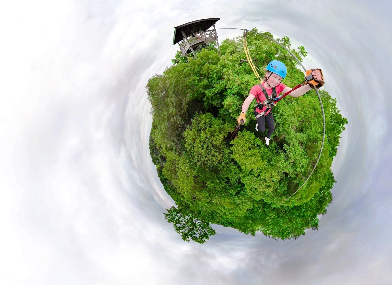 Henderson, Minnesota: Zipline Canopy Tour med 14 linjer