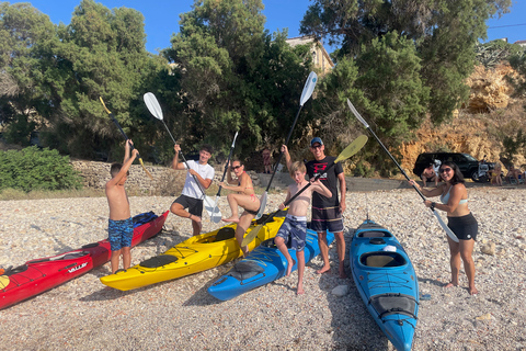 Chania: Tour mattutino in kayak lungo la costaTour mattutino in kayak: Concerie-Porto Veneziano-Lazareto