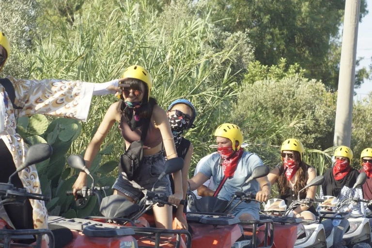 Antalya: Off-Road Quad/Buggy Safari & Hotel Transfer Double Quad: Two People, One Bike
