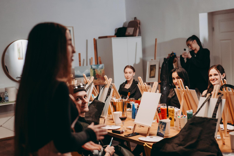 Krakow: Sip & Paint Workshop Krakow: Daily Sip & Paint Workshop