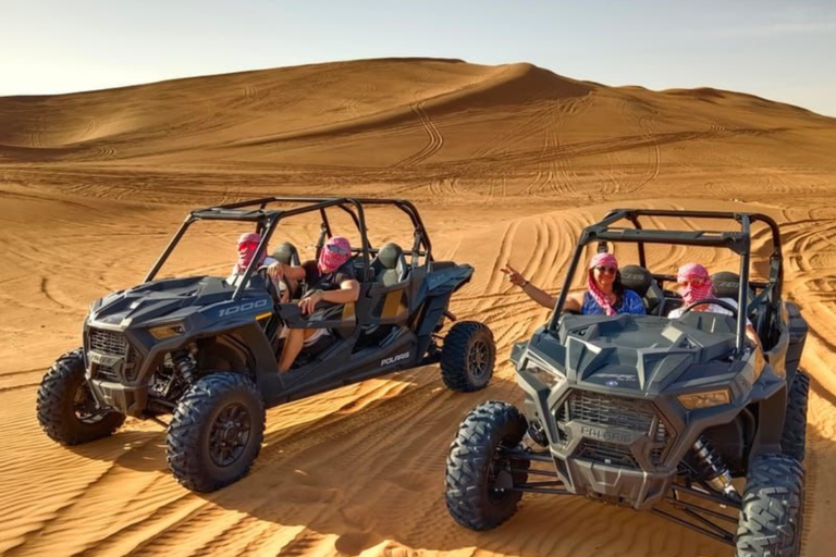 Dubai: Desert Safari with Quad Bike, Camel Ride & BBQ, Shows