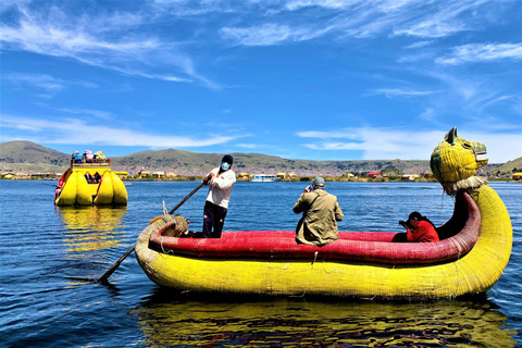 Puno: Ganztagestour zu den Uros und Taquile Inseln mit Abholung