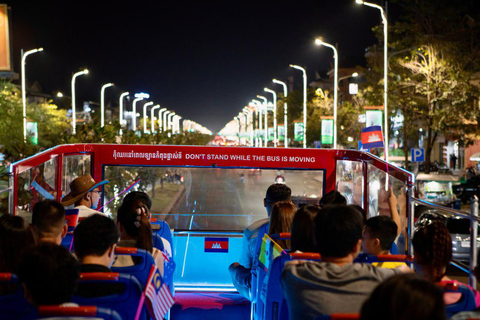 Siem Reap: wesoła nocna wycieczka autobusem po mieścieHappy Night Bus – wycieczka po mieście z piwem lub napojami bezalkoholowymi bez limitu