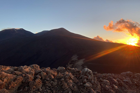 From Taormina: Sunset Experience on Mount Etna Upper Craters