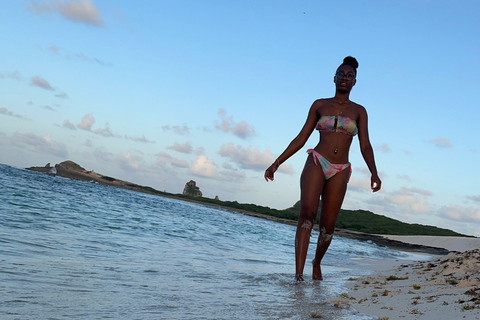 Saint-François tour: Donut BBQ Boat swim, Pointe des Châteaux Saint-François Tour: Donut BBQ Boat Swim, Pointe des Châteaux