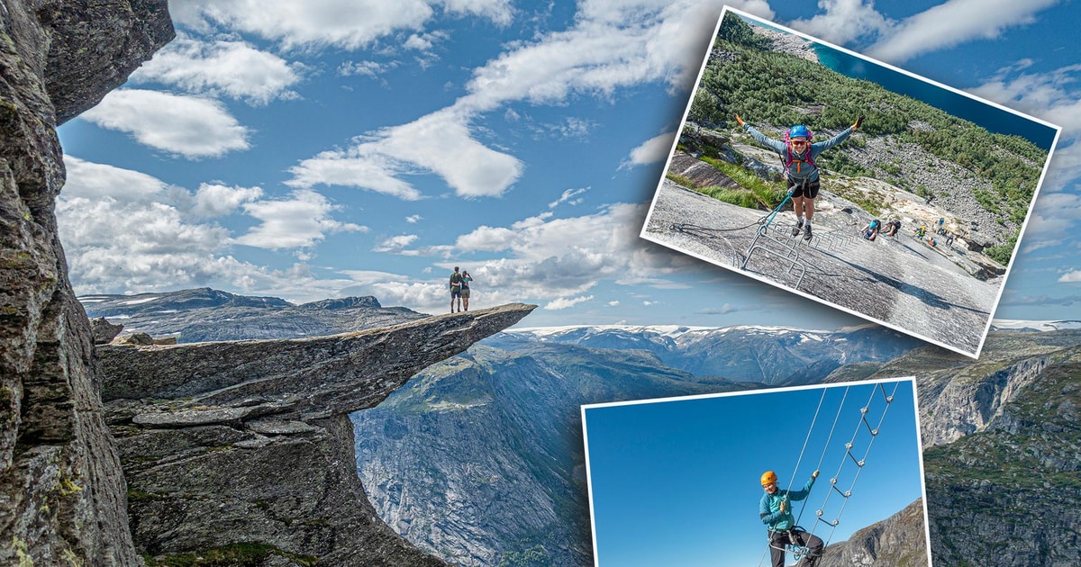Odda: Full-Day Trolltunga Via Ferrata & Sky Ladder Adventure