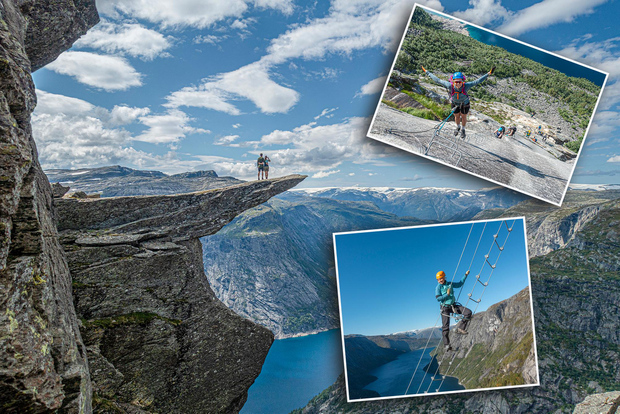 Odda: aventura de un día en la vía ferrata de Trolltunga y la escalera del cielo