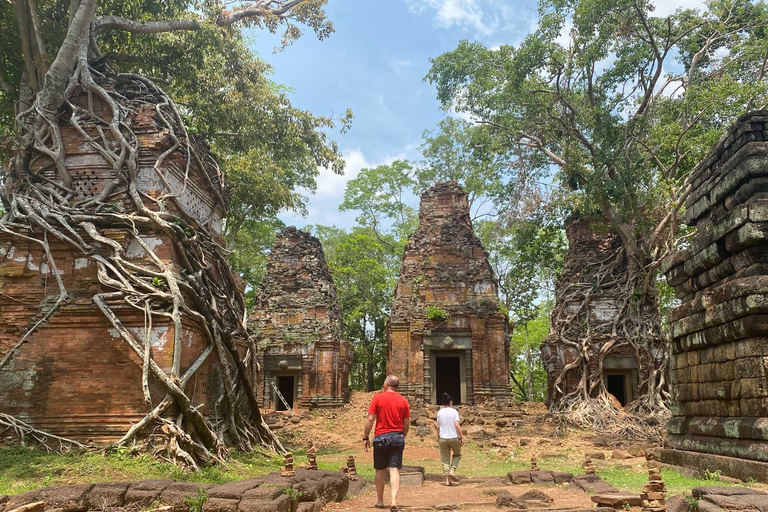 Phnom Penh: 2-Day Hidden Temples and Kulen Waterfall Tour 2-Day PNH - REP Hidden Koh Ker Temple Kulen Waterfall Tours