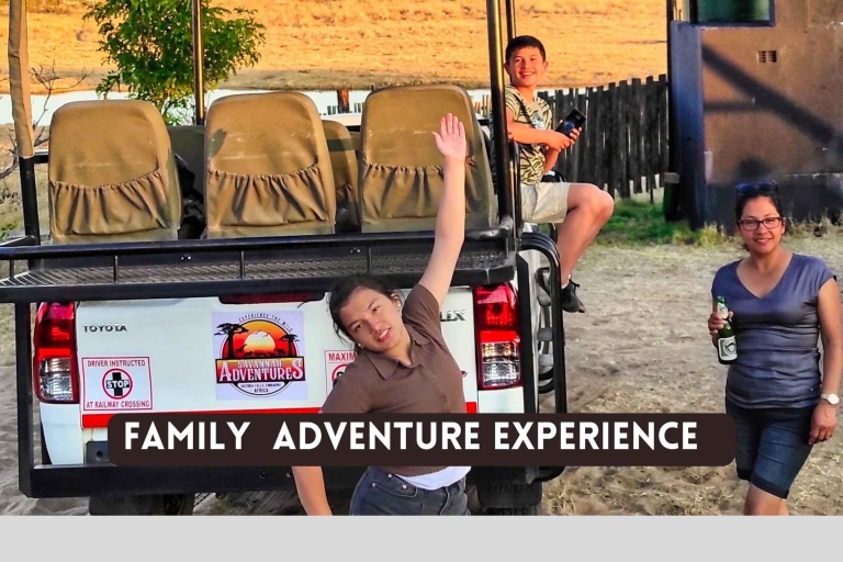 Victoria Watervallen: Avontuurlijke gezinservaringTour in kleine groep Familie Safari Experience