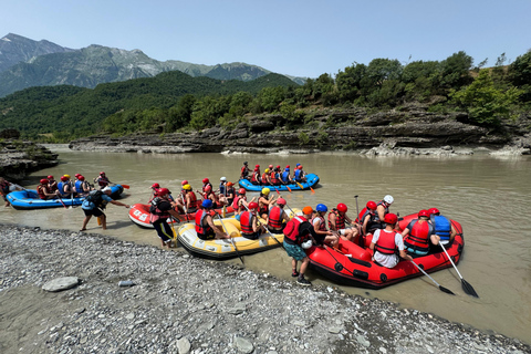 Permet: Vjosa River National Park Guided Rafting TourVjosa River National Park: 2.5-Hour Guided Rafting Tour