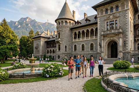 3 Castles 1 Day Tour Bucharest: Dracula’s, Peles & Wednesday Audio guide in 24 languages