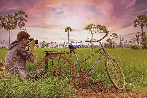 Meio dia de bicicleta para descobrir os meios de subsistência rurais de Battambang
