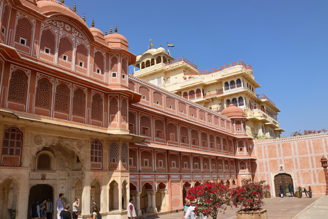 Tour di mezza giornata della città di Jaipur in E-Rickshaw con autista femminileTour in E-Rickshaw di Jaipur con guida