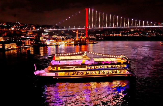 Visit Istanbul Bosphorus Dinner Cruise & Show with Private Table in Galata, Istanbul