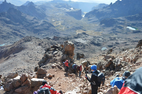 Climbing Mount Kenya in 5days via the Chogoria Sirimon Route