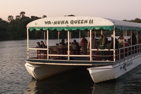 Zambezi boottocht bij zonsondergang