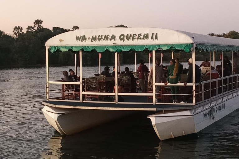 Crucero en barco por el Zambeze al atardecer