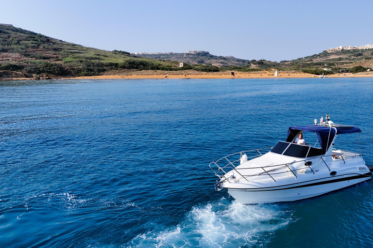 Private Boat Charter to Blue Lagoon, Crystal Lagoon and Gozo