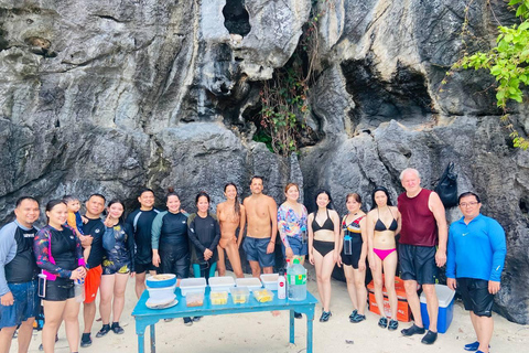 EL NIDO: Excursión privada por las islas C con ALMUERZO CON BEBIDA