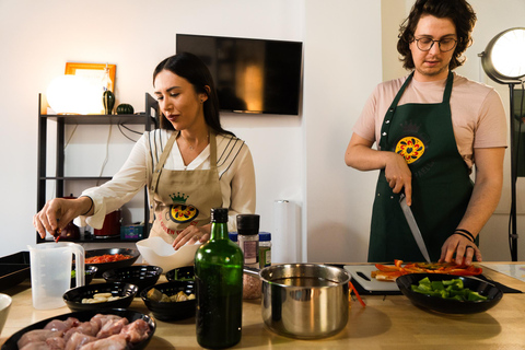 Madrid: Paella Cooking Class with Unlimited Wine & Churros Paella Cooking Class Unlimited Wine Churros & Chocolate