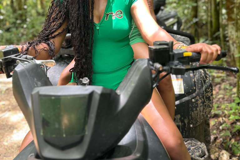 Montego Bay: Excursão de ATV e rafting em bambu com transporteMontego Bay: Passeio de ATV e rafting em jangada de bambu com transporte