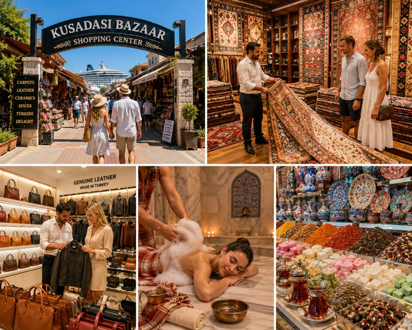 Kusadasi: Guided Bazaar Tour & Turkish Bath Experience