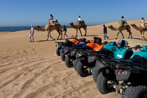 Agadir: Quad Bike and Camel Ride Desert & Beach Tour