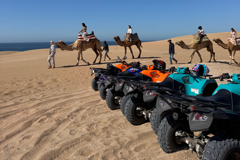 Agadir: Quad Bike and Camel Ride Desert & Beach Tour