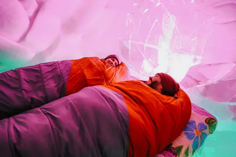 Hôtel de Glace (ice hotel) Overnight Experience