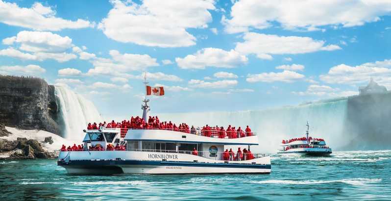 Toronto: Tour di un giorno delle Cascate del Niagara con crociera in barca opzionale