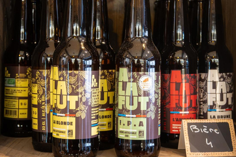 Lou Bar: Tasting of 3 local beers & 3 French cheeses