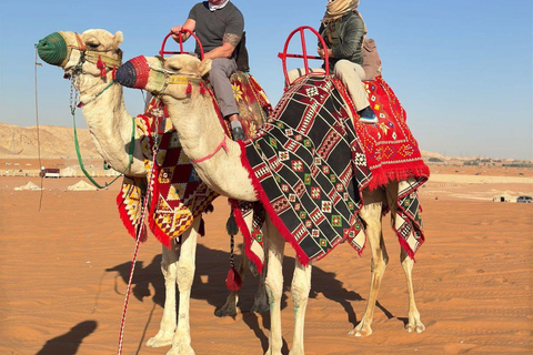 Riyad : balade à dos de chameau dans le désert, excursion en quad et collation