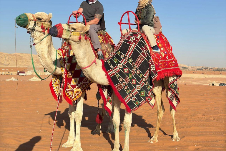 Riyad : balade à dos de chameau dans le désert, excursion en quad et collation